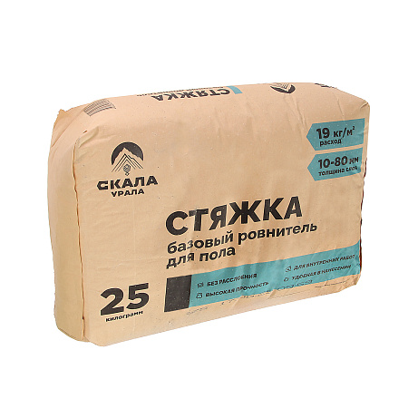 Стяжка для пола 25кг СКАЛА УРАЛА *56