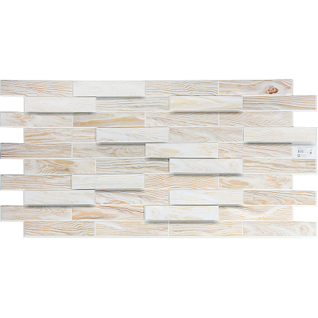 Панель стеновая ПВХ "ГРЕЙС" Дерево Дуб беленый (980*480 мм) *10