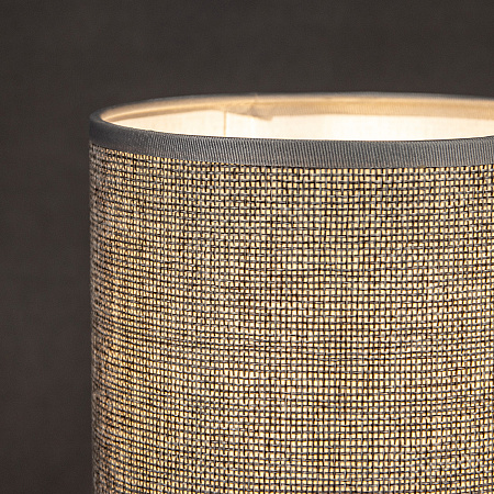 Лампа настольная 98231-0.7-01 GREY (керамика+абажур)  *1/18