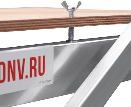 Вышка-тура алюм. "NV 2450" раб.выс.5,16м,помост1,4х0,5м,мах нагр.150кг арт.2450408 "Новая высота"*1