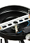 Бра N1897/1W BK+CH E27 1*40Вт (200*300*140)  VERNER LIGHTING *1