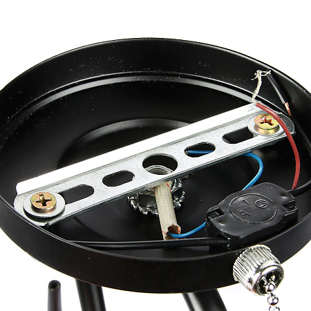 Бра N1897/1W BK+CH E27 1*40Вт (200*300*140)  VERNER LIGHTING *1