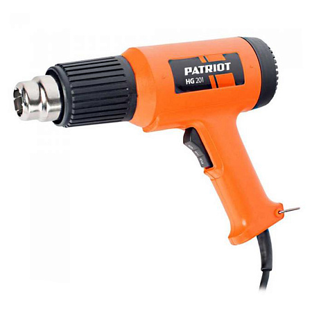 Фен строительный 2000Вт 300-550°С 300-500 л/мин HG 201 PATRIOT *1/10