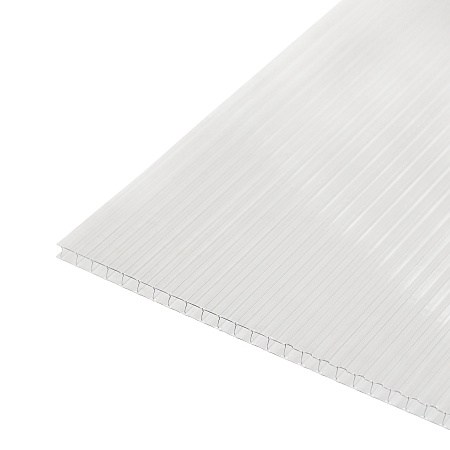 ПОЛИКАРБОНАТ 6,0 мм прозрачный ПОЛИЛАЙН  2,1*6 м *1/200