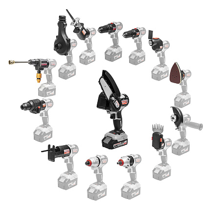 Пила цепная аккумуляторная 18В 2,5Ач Б/Щ Li-Ion шина10см шаг1/4"паз1,1мм ПЦА-4/18ВМ ИНТЕРСКОЛ*1/4