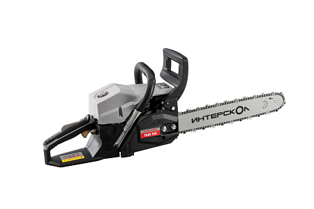 Пила цепная бензиновая 2Т 2,4л.с 45см3 шина40см цепь64зв.шаг0,325"паз1,5мм ПЦБ 145 ИНТЕРСКОЛ *1/2