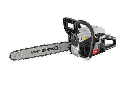 Пила цепная бензиновая 2Т 3,2л.с 58см3 шина45см цепь72зв.шаг0,325"паз1,5мм ПЦБ 158 ИНТЕРСКОЛ *1/2
