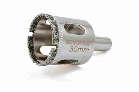 Коронка по стеклу/керамика  30мм алмазная (KAC030056301) Novocraft *1