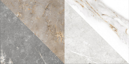 Плитка настенная Capella белая геометрия 500*250*9 GT98VG Global Tile *1,375кв.м/74,25