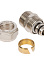 Муфта переходная 16х1/2"(Ø15) цанга/папа CTM CCM01612 (аналог ЗХ124) *10/200