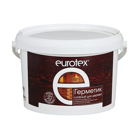 Герметик акриловый шовный для дерева Еurotex Сосна 3 кг (Москва) *1/120
