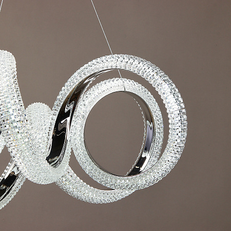 Люстра 9232/140W Chrome  530 мм 3 реж., пульт S=20м2  VERNER LIGHTING *1