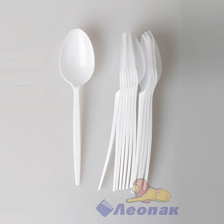 Одноразовые ложки столовые КОМПЛЕКТ 12шт "Леопак" *1/50