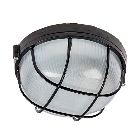 Светильник накладной 60Вт круг с реш. черный НПБ1302 TDM SQ0303-0033 *1/12