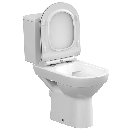 Унитаз-компакт CITY  CLEAN ON 011 3/5 кр.дюр. slim lift,easy-off,  белый Cersanit *1/9