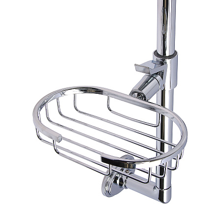 Стойка для душа с мыльницей Potato P9022 (метал.) *1/10