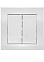 Выключатель "Бриллиант" СП 2кл. белый 10А IP20 UNIVersal 7947403 *10/100