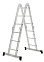 Лестница многофункциональная трансформер алюм. 4х3ступ.,общ.дл.3,3м max нагр.120кг 1320403 "НВ" *1