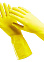 Перчатки виниловые прочные "Professional" ТР ТС Желтый L (большой) 1пара V7603YE "А.Д.М." *1/72