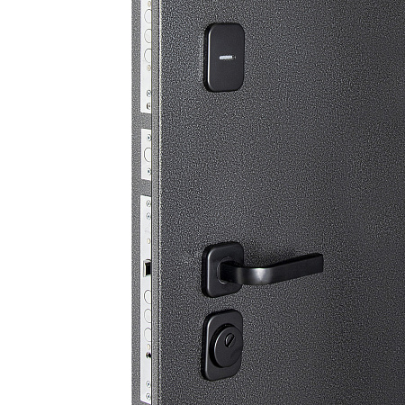 Дверь металлическая 9,5 см Брест ЗЕРКАЛО Белый матовый 860х2050 ПРАВАЯ ДВЕРНОЙ КОНТИНЕНТ *1