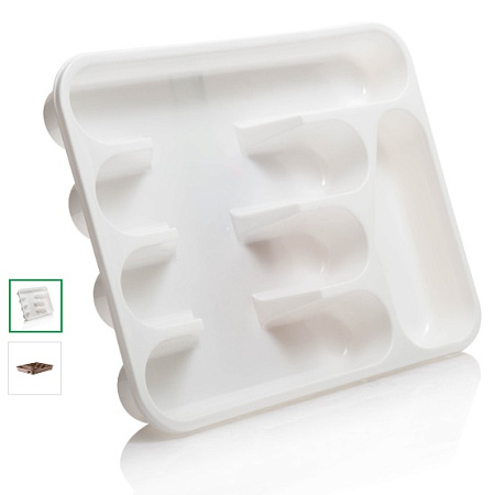 Лоток для столовых приборов пластм. 333х260х45мм арт.606 ("Полимербыт") *1/30