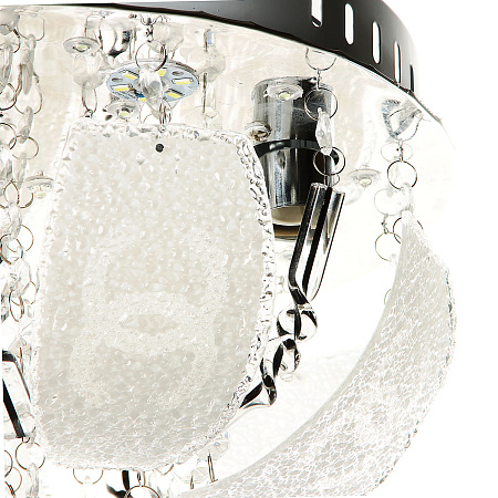 Люстра Y0596/3+3 CH Е14 3*40Вт +3*3Вт ( h=200; d=300)  VERNER LIGHTING *1