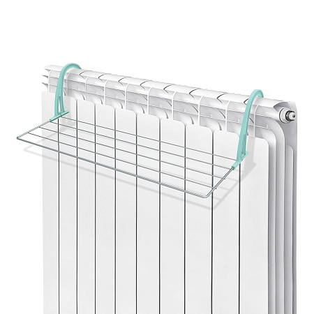 Сушилка для белья навесная на радиатор, шир.65см, дл.суш.пол.3,1м Сер.(Бел.) СБ5-65П("Ника") *1/10