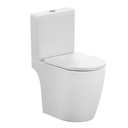 Унитаз-компакт BRASKO VORTEX CLEAN ON 010 3/5 кр.дюр. slim lift,easy-off, белый Cersanit *1/9