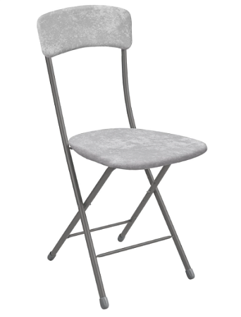 Стул складной "Ника 2" металл.каркас-труба, серый ССН2-В Ижевск *2