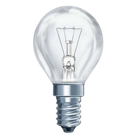 Лампа накаливания 60W Е14 шар 220-230V ДШ  *100