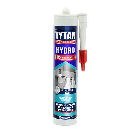 Жидкие гвозди для плитки/древес/пенополистирол 310мл прозрачный HydroFix .TYTAN 96184/10774 немороз.*1/12