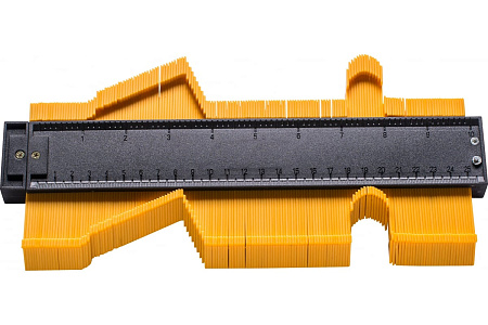 Линейка-контур для копирования и переноса контура дл.250мм глубина150мм (2025-600015) HARDY *1/10/40