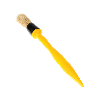 Кисть круглая "Эксперт" КР-15 натуральная щетина пластиковая ручка Акор *10/100