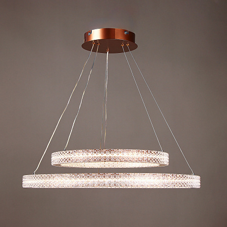 Люстра 9200(9238)/240W coffee  600+400 мм 3 реж., пульт S=20м2  VERNER LIGHTING *1