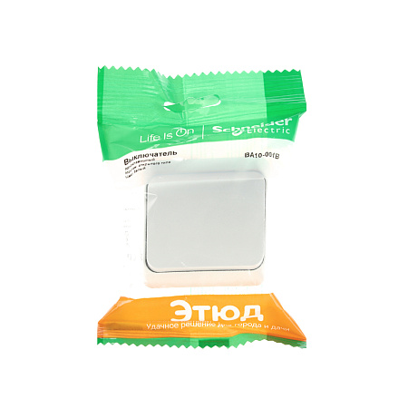 Выключатель "Этюд" ОП 1кл. белый ВА10-001В *10/25