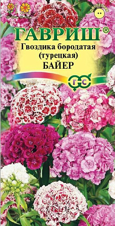 Семена Гвоздика бородатая турецкая Байер смесь  0,2гр Гавриш *10/200
