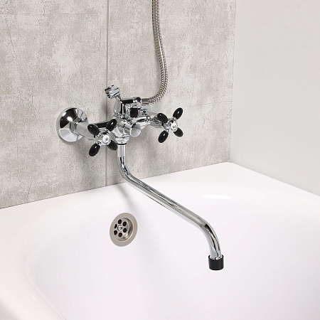 Смеситель д/ванны "Эверест"  В22-069 с 2 ручками *1/10