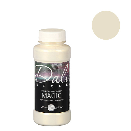 Эмаль акриловая 0,25 л Magic DALI-DEKOR перламутровая жемчуг *1/12