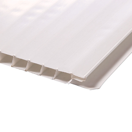 Панель ПВХ Белая лакиров. 0,25м*3,0м   *12шт