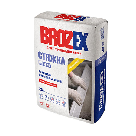 Стяжка для пола NF 40 (М-200) 25кг BROZEX *1/56