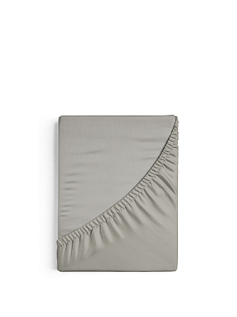 Простыня на резинке поплин (160*200+25см) Niteva 19250 кварц *1/10