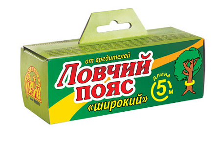 Ловчий пояс ШИРОКИЙ от садовых вредителей 130мм на 5м (ВХ) *1/30