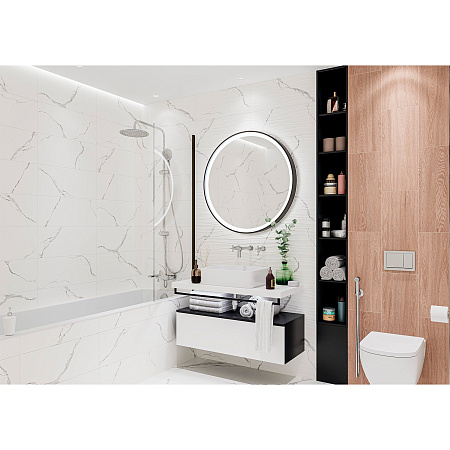 Плитка настенная Arto белая 02 600*250*9 10100001339 Global tile *1,2 кв.м/57,6