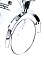 Бра N1916/1W CH E27 1*40Вт ( 270*170*130)  VERNER LIGHTING *1