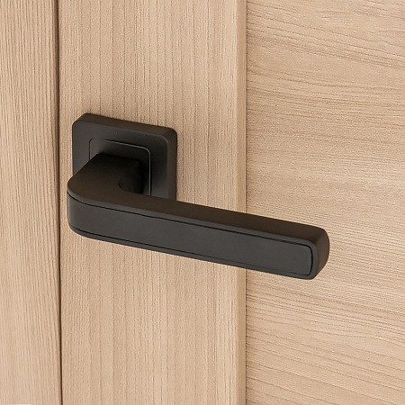 Ручка раздельная ЧЕРНЫЙ матовый H-22106-A-BLM/B Code Deco *1/18