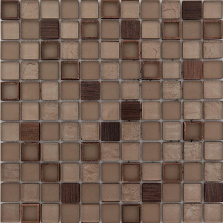 Мозаика METAL CREAM (300*300*4мм) Glass/Copper (22 шт/уп) 2 кв.м/кор*22