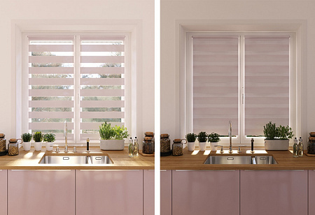 Штора рулонная День и ночь карамель 47*160 Легранд *1/6