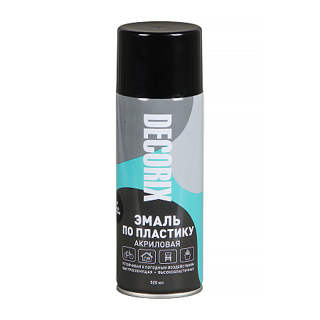 Грунтовка-аэрозоль акриловый белый 520/200 мл DECORIX (А824) *1/12