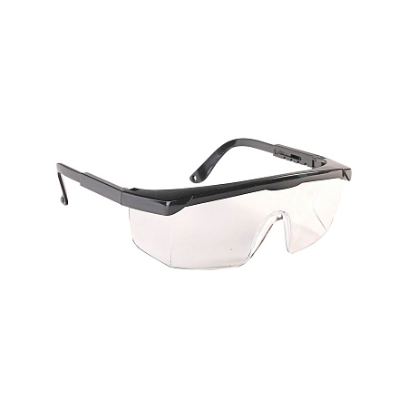 Очки защитные открытые прозрачные линзы черный кант PPG-5 PATRIOT *1/12/480