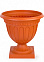 Кашпо-Вазон пластм. "Олимпия" 18,0л d верха 420мм h410мм Коричневый М9037 (ЗПИ "Альтернатива") *1/4